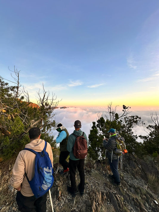 Hiking in (Aqbat Al-Qurun)